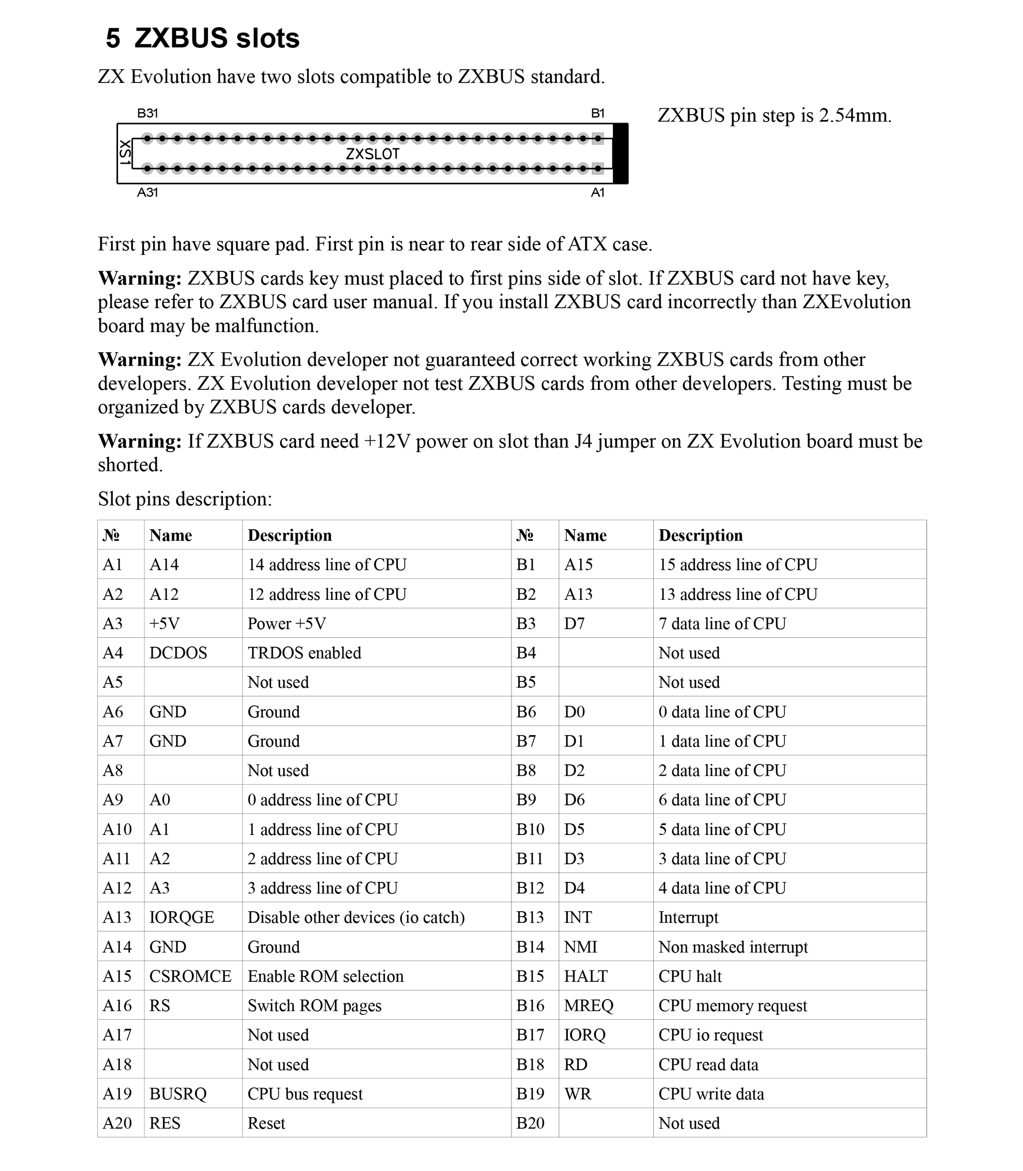 ZX Evolution - User Manual - Page 11